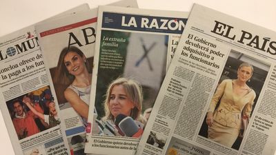 Primeras páginas de los diarios llegados esta noche a nuestra redacción