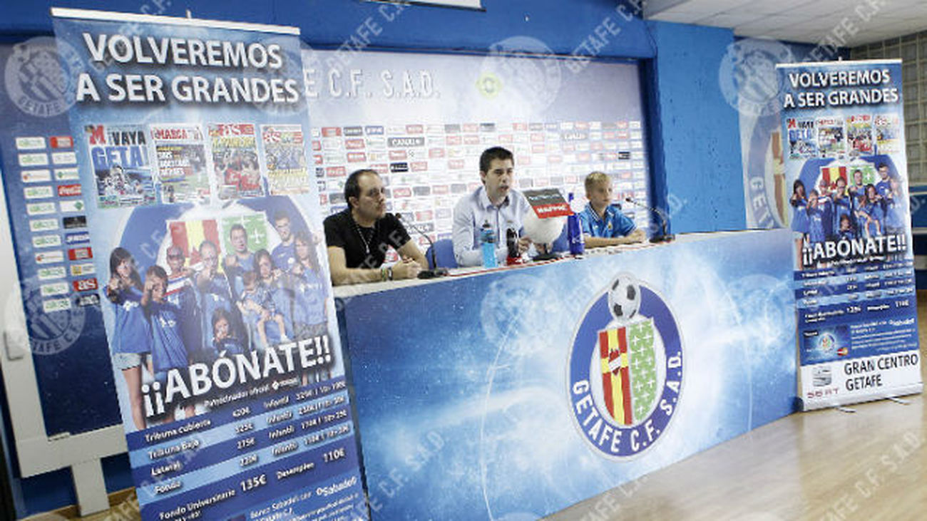 El Getafe espera alcanzar los diez mil abonados esta temporada