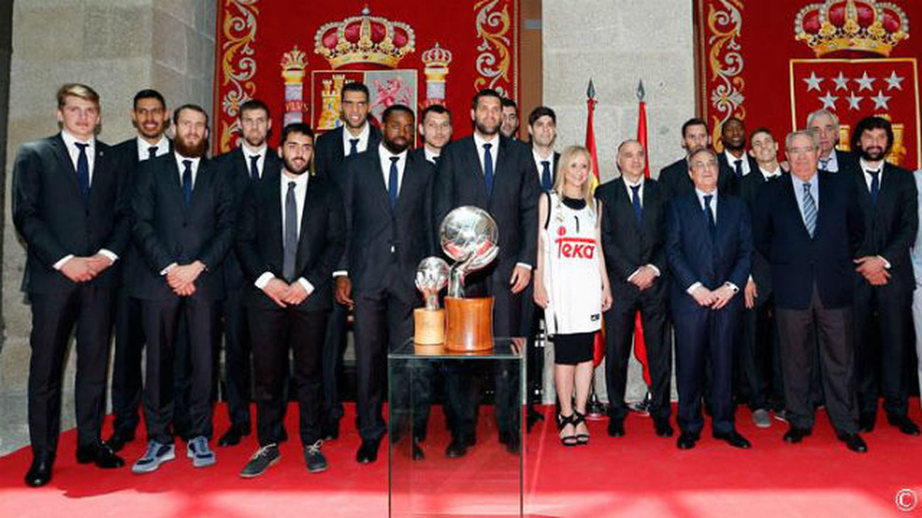 El Real Madrid ofrece la Liga en la Comunidad y Ayuntamiento