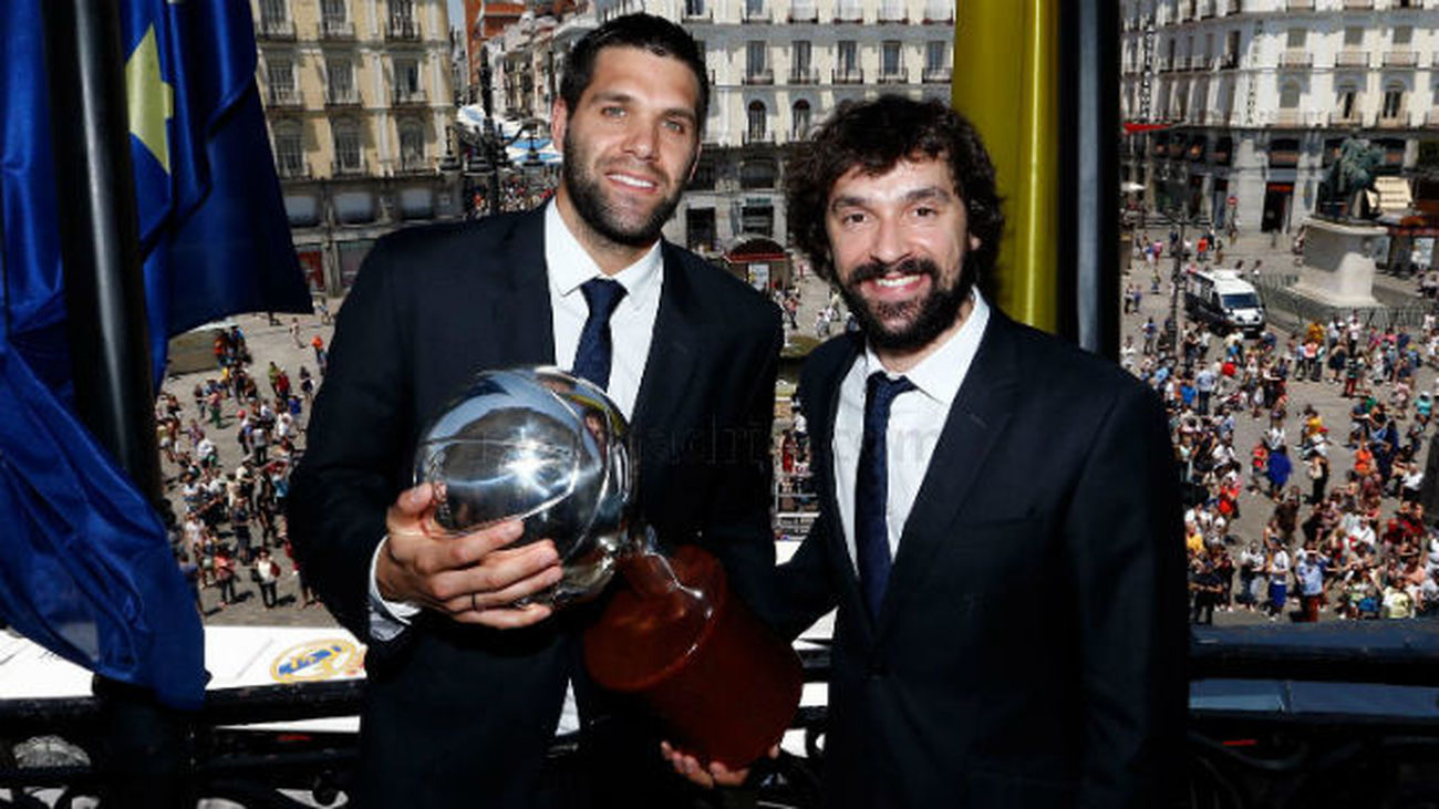Felipe Reyes y Sergio Llull