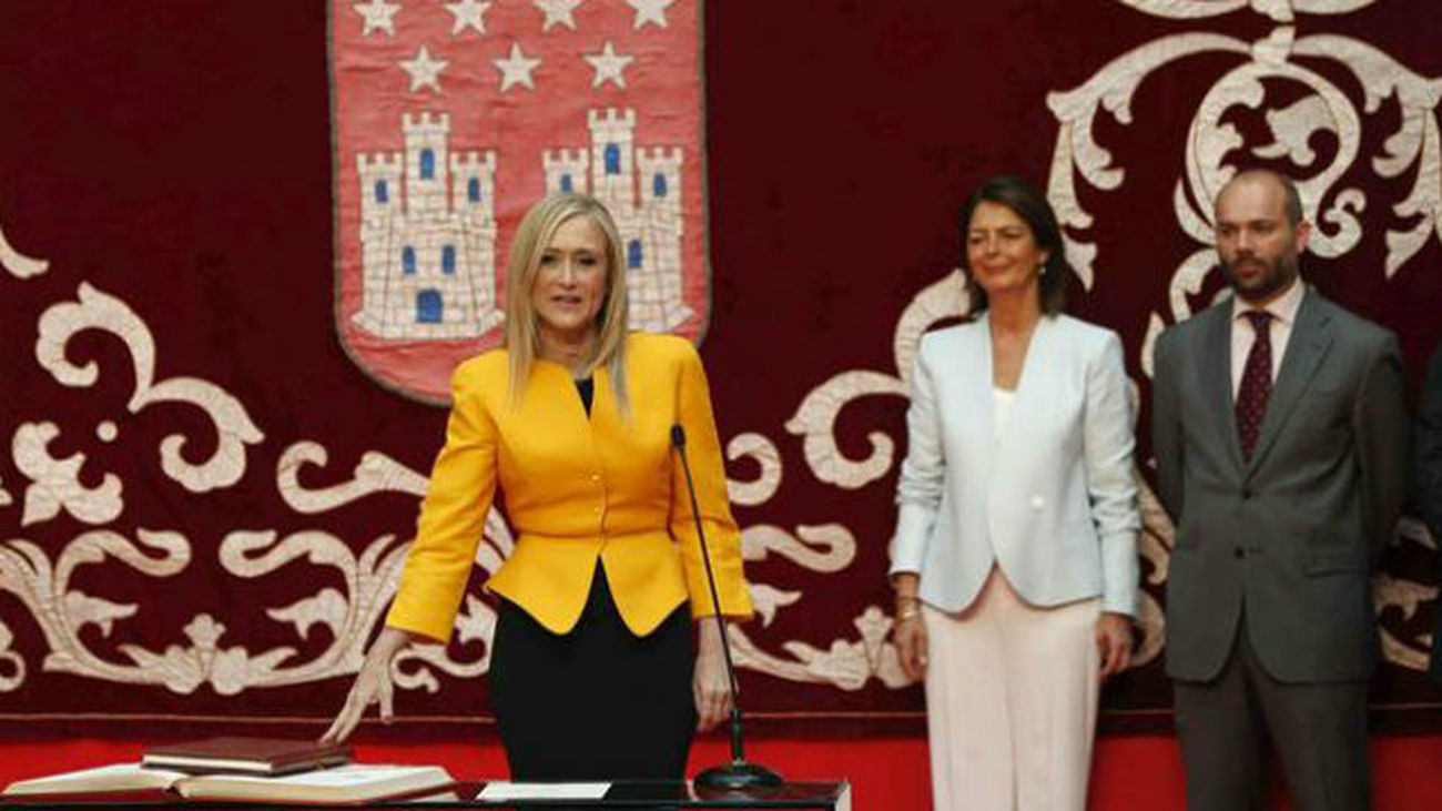 Cifuentes promete el cargo de presidenta de la Comunidad de Madrid