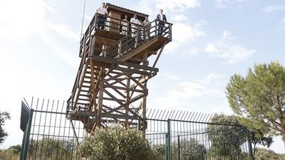 Un retén forestal vigila y previene incendios en el monte de Boadilla