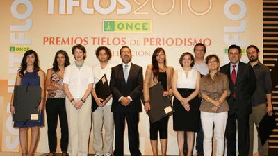La ONCE entrega en Madrid sus Premios Tiflos a los mejores trabajos de periodismo social