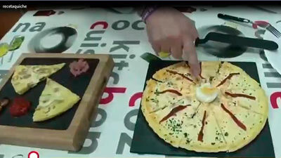 Receta de quiche al microondas