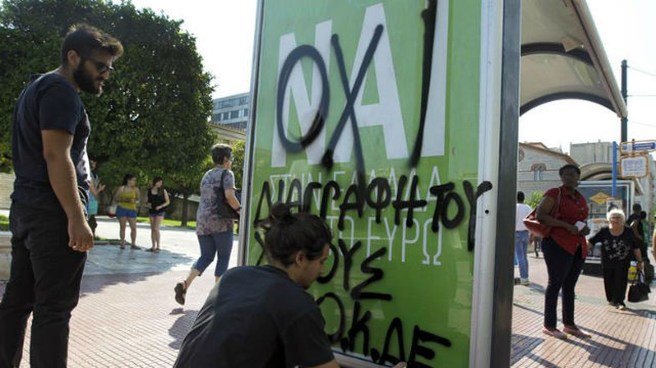 Ligera ventaja del 'sí' frente al 'no' en sondeos sobre el referéndum griego