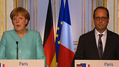 Merkel y Hollande dicen que la puerta sigue abierta a las negociaciones