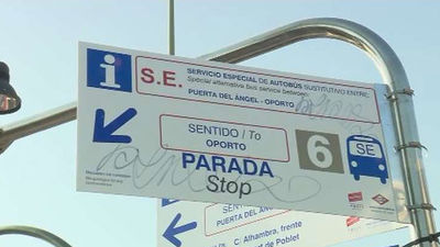 El Servicio Especial de la EMT Puerta del Ángel-Oporto ya funciona por las obras