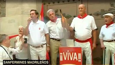 El tradicional chupinazo da comienzo a los San Fermines madrileños