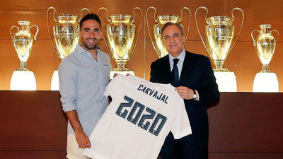 Carvajal, madridista hasta 2020