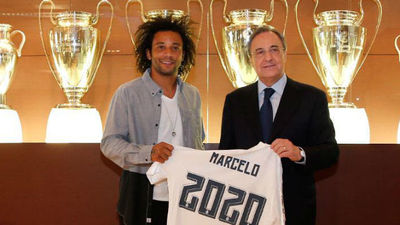 Marcelo amplía su contrato con el Real Madrid hasta 2020