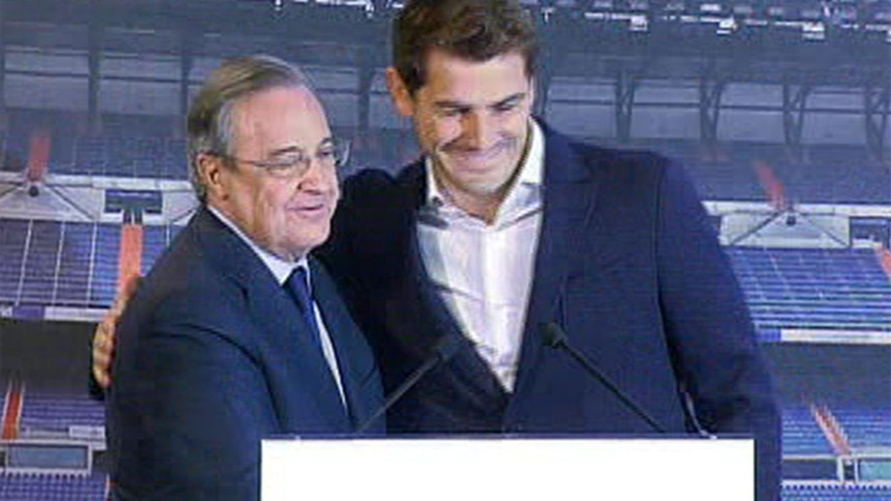 Florentino Pérez: "Iker nos deja porque ese fue su deseo"