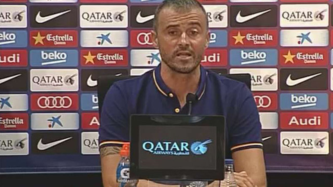 Luis Enrique: "Como entrenador, yo prefiero no hacer giras"