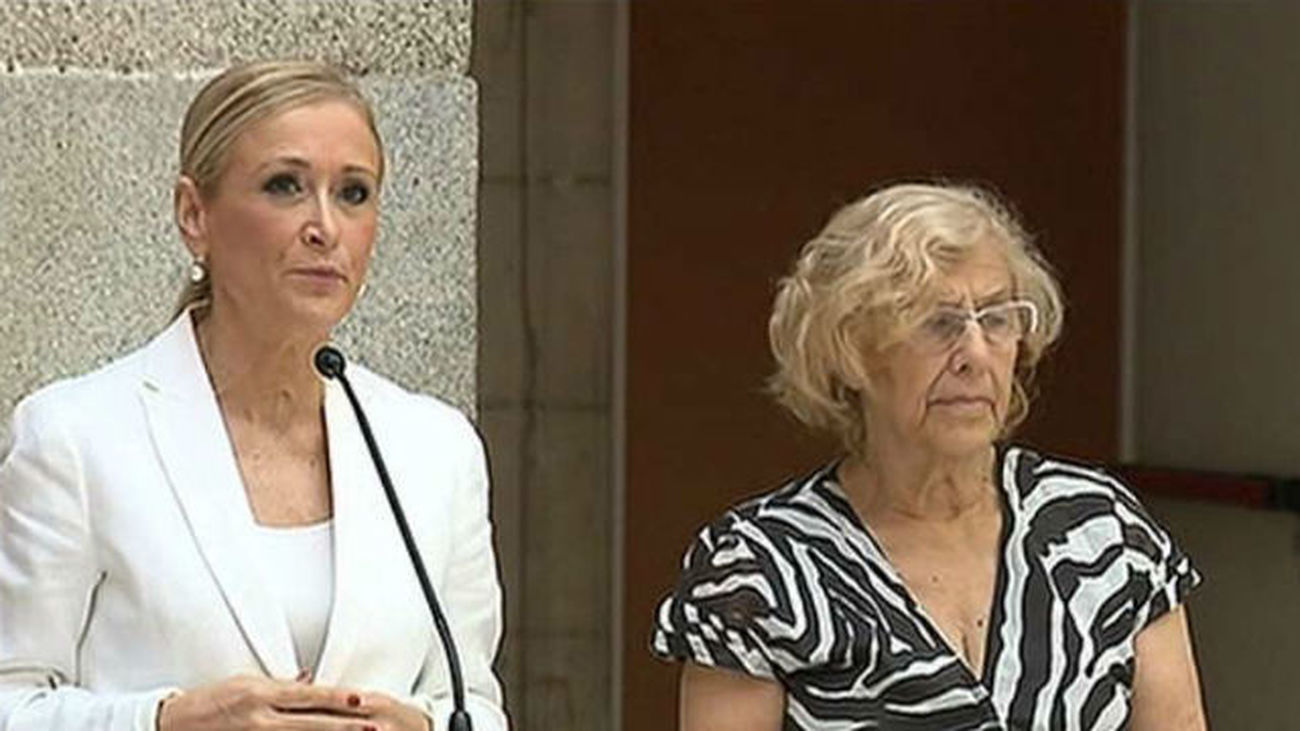 Carmena y Cifuentes niegan un conflicto en la ayuda de comida a los menores