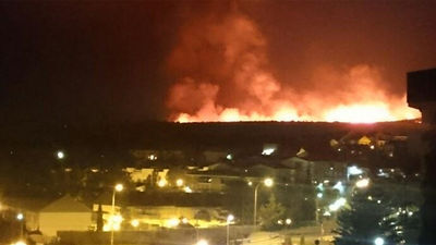 Apagado el incendio del Cerro de San Pedro en Colmenar Viejo