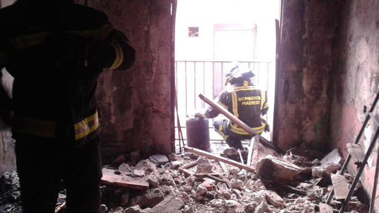 Un hombre fallece en Madrid a causa de un incendio en un piso ocupado