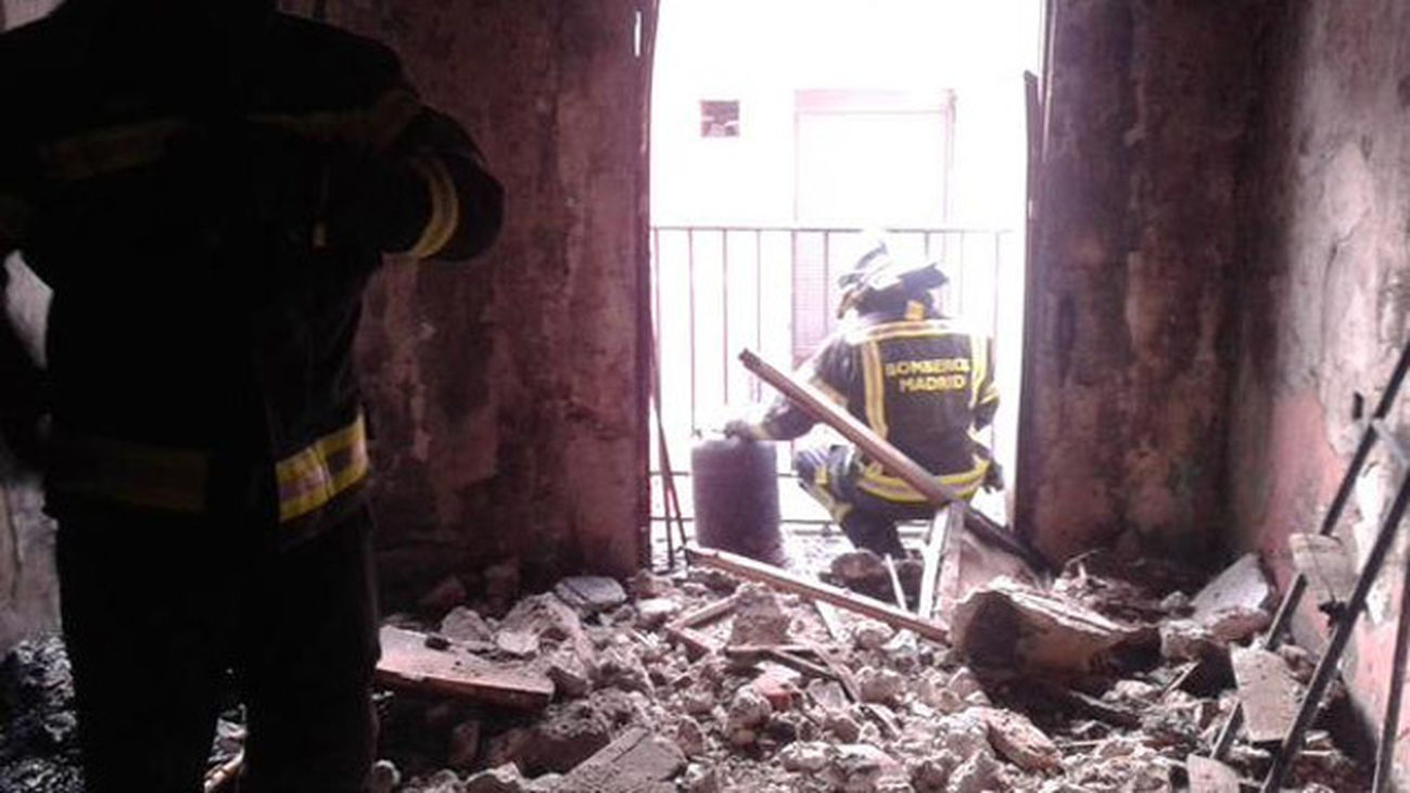 Un hombre fallece en Madrid a causa de un incendio en un piso ocupado