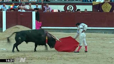 El mexicano Gerardo Rivera, lo mas destacado de la novillada de Las Ventas