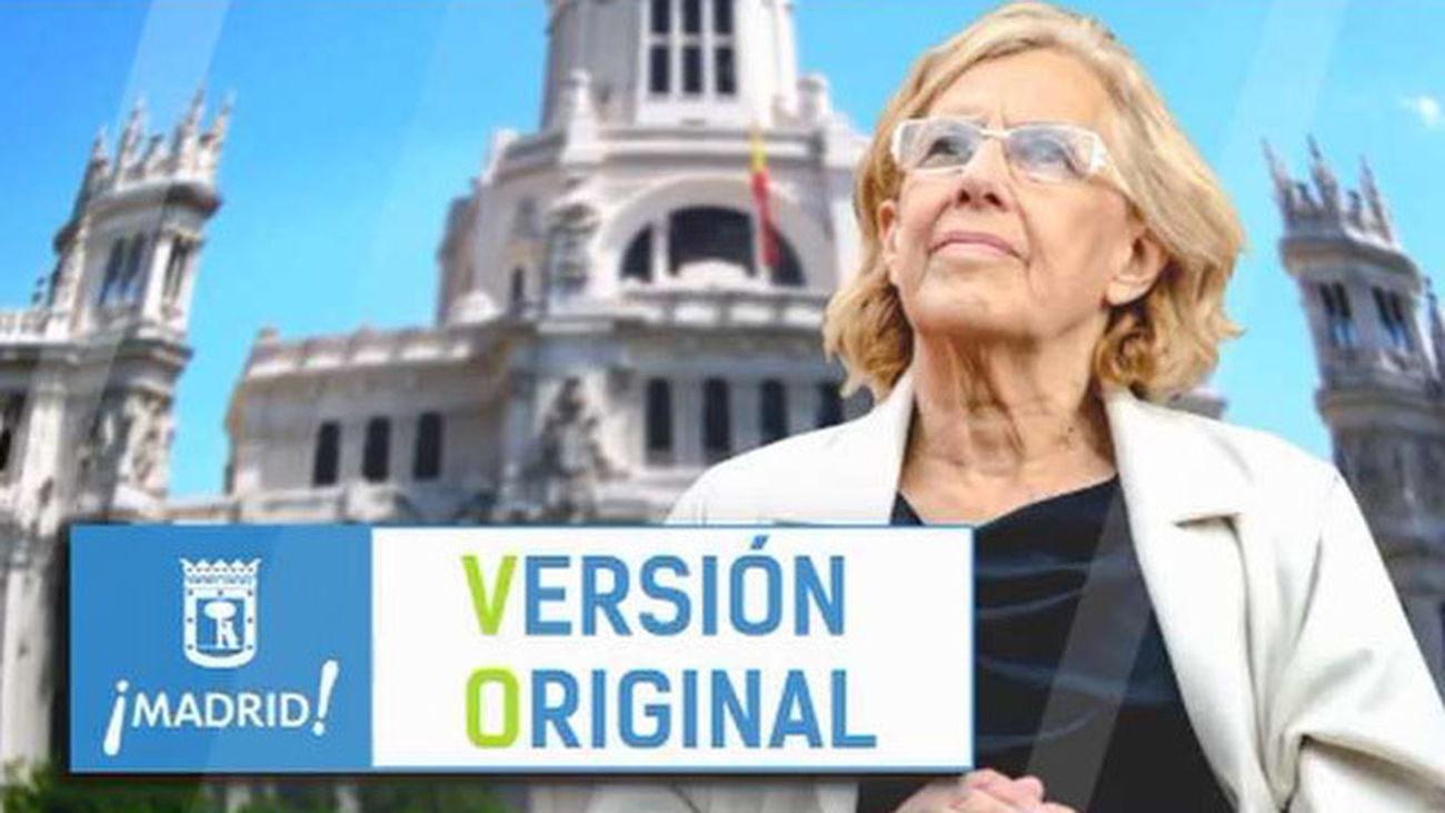 Carmena rectifica y dice ahora que Versión Original "no cambia"