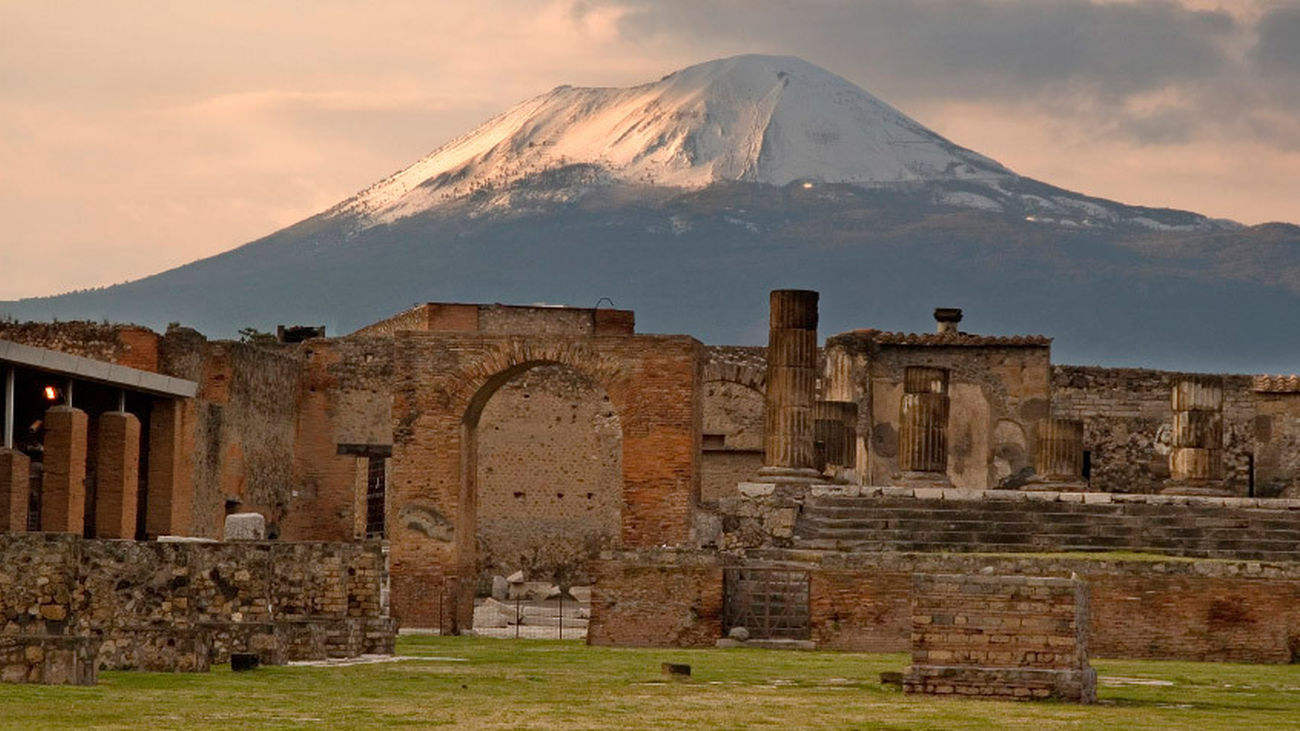 Las ruinas de Pompeya