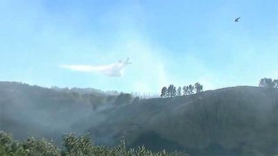 Incendio en Los Cortados de San Miguel en Rivas Vaciamadrid