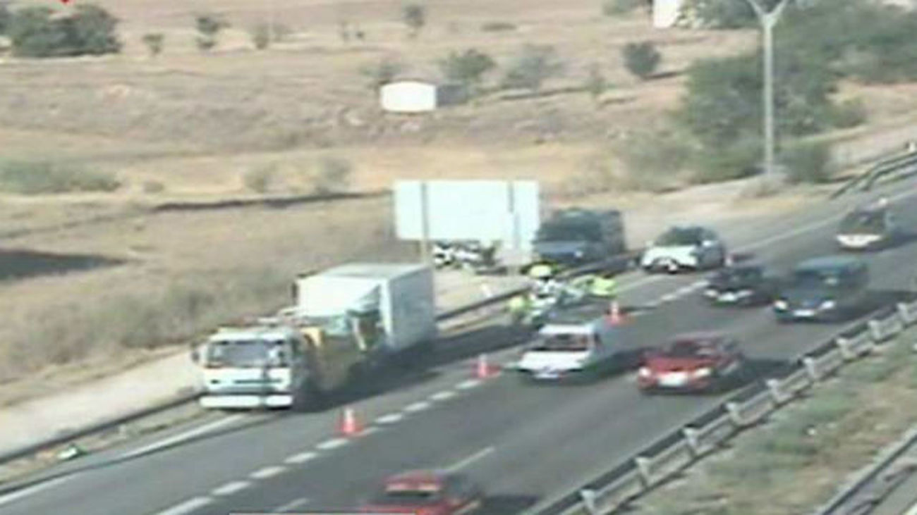 Un hombre de 40 años fallece en un accidente en la A-5 a la altura de Navalcarnero