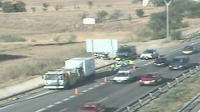 Un hombre de 40 años fallece en un accidente en la A-5 a la altura de Navalcarnero