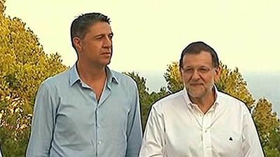 Rajoy elogia las "ideas claras" de Albiol y avisa a Mas que tendrá problemas