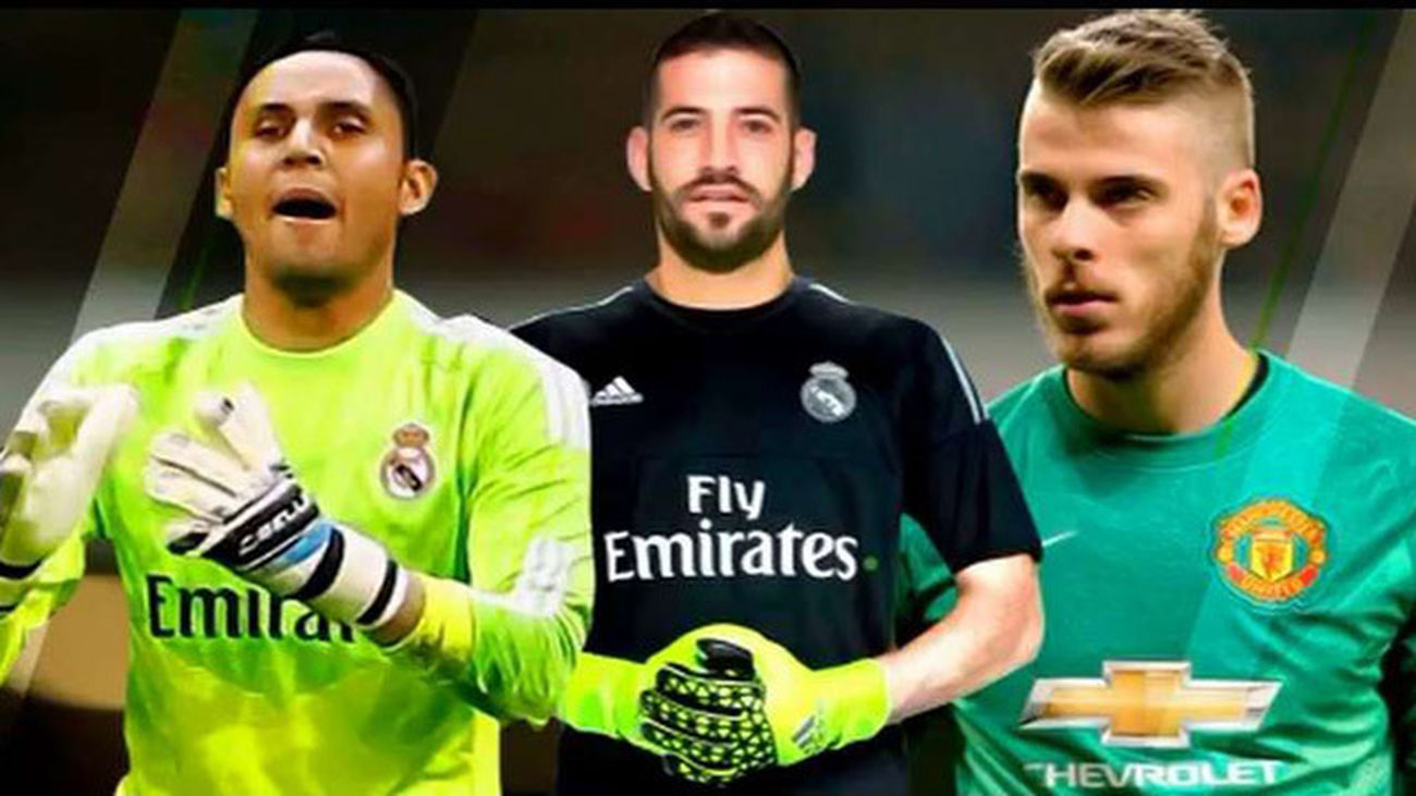 La portería del Madrid, bien cubierta a la espera de De Gea