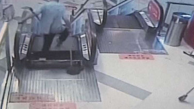 Un trabajador pierde el pie en otro accidente de escalera mecánica en China