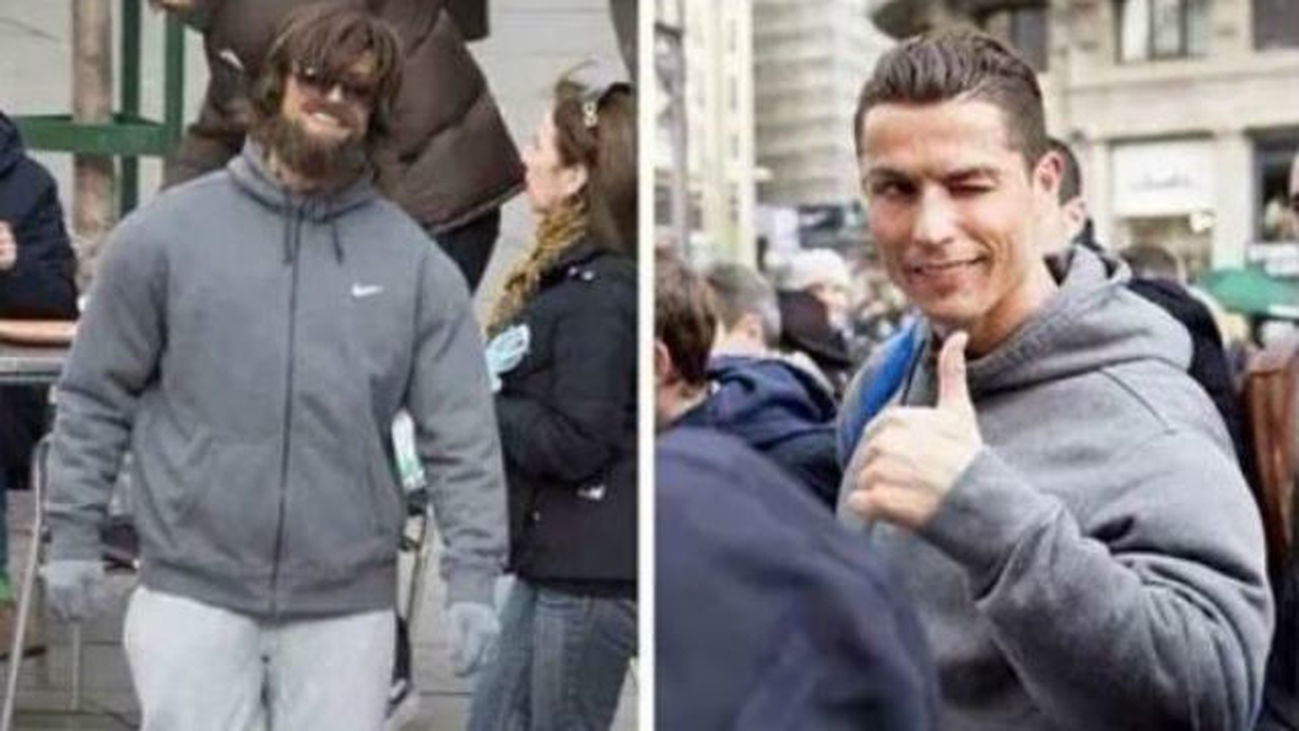 Cristiano, un mendigo en las calles de Madrid