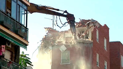 Derrumbe en Carabanchel: 18 familias sin hogar y otras 20 sin poder entrar en sus casas