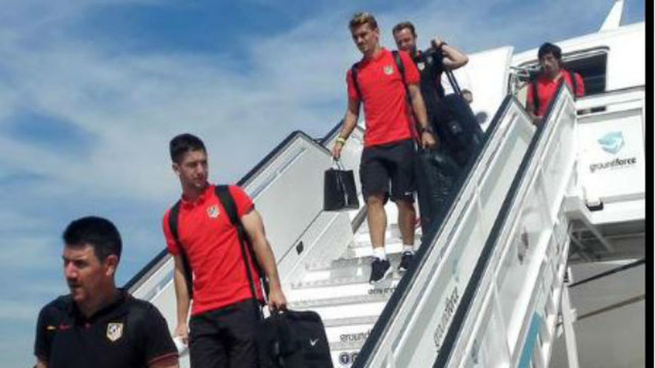 El Atletico regresa de Asia plagado de opciones en ataque