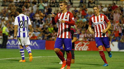 2-0 El Atlético afina ante la Real Sociedad