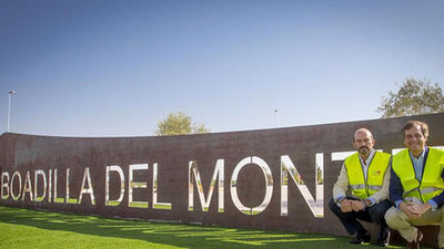 Inauguran la nueva rotonda de acceso a Boadilla del Monte por la M-513