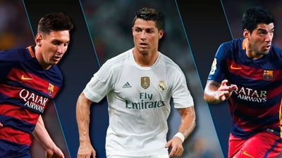 Messi, Cristiano y Luis Suárez, candidatos al Mejor Jugador de la UEFA