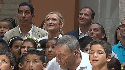 Niños sahurauis acogidos por familias madrileñas empiezan  sus vacaciones en Madrid