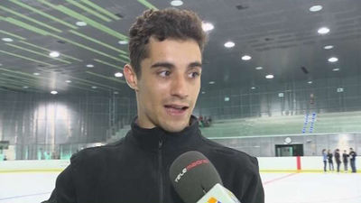 Javier Fernández imparte un curso internacional de patinaje en Valdemoro