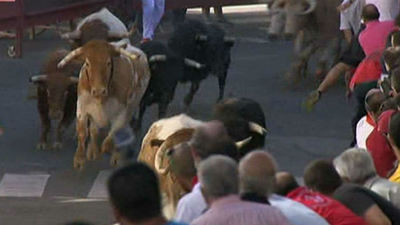 Cuatro heridos leves en el primer encierro de San Sebastián de los Reyes