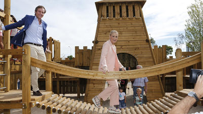 Cifuentes inaugura en Boadilla su primera obra como presidenta regional