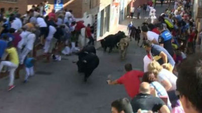 Cinco heridos en el último encierro de Sanse con más de 3.500 corredores