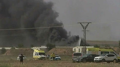 Hallan el cadáver de la sexta persona fallecida en la explosión en la Pirotécnica Zaragozana