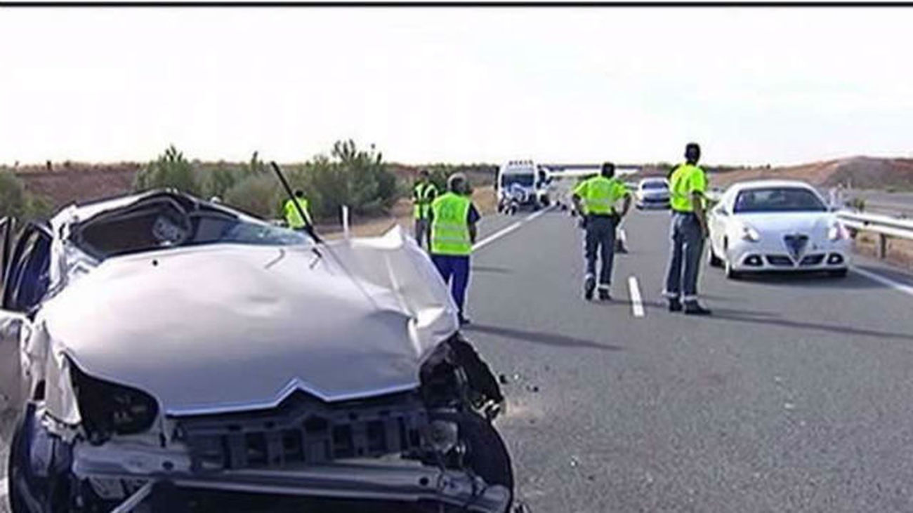 Diez muertos en nueve accidentes de tráfico durante el fin de semana