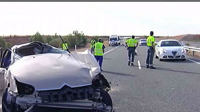 Siete personas fallecen en las carreteras  durante el fin de semana, dos de ellas motoristas