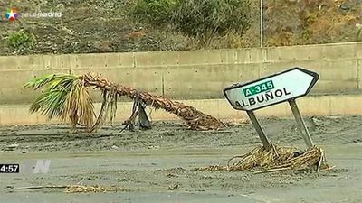 Localizada una tercera víctima mortal por la riada en la costa de Granada