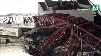 Suben a más de 100 los fallecidos al caer una grúa en la mezquita de La Meca