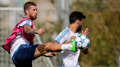 Ramos trabaja con normalidad y estará contra el Shakhtar
