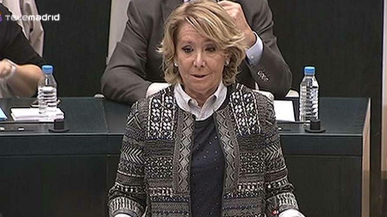 Aguirre tacha de "cacicada" excluir del pleno una moción sobre la unidad de España