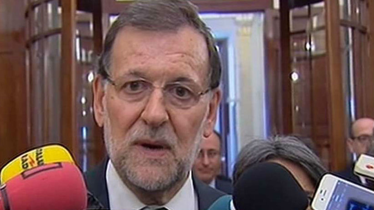 Rajoy comparte las palabras de Obama: "Quiero una España fuerte y unida"