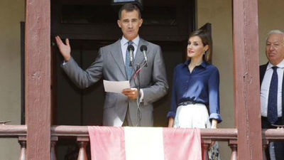 Los Reyes agradecen a San Agustín su interés en preservar el legado español en EEUU