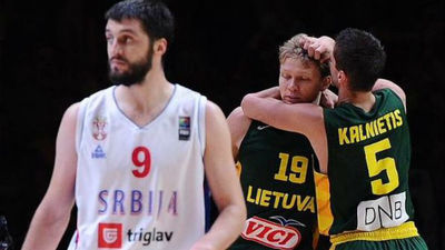 64-67. Lituania venció a Serbia y será el rival de España